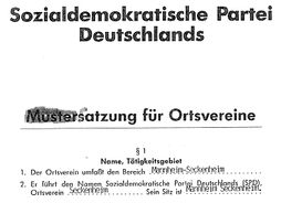 Ausschnitt Satzung von 1994