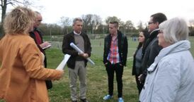 Dr. Ludwig Groß VfL Kurpfalz im Gespräch mit VertreterInnen der SPD