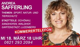 Andrea Safferling am Kümmerer-Telefon