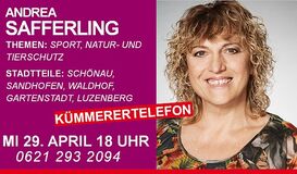 Andrea Safferling am Kümmerer-Telefon