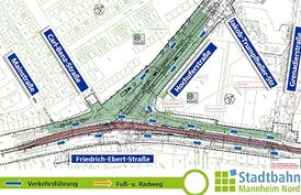 Die Arbeiten an der Stadtbahn laufen