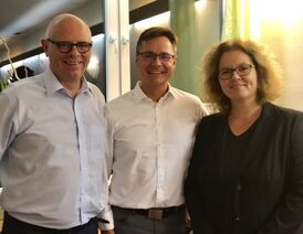v.l. Dr. B. Boll, Ralf Eisenhauer, S. Leber-Hoischen