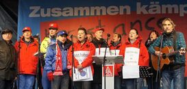 Solidaritätskundgebung am Marktplatz