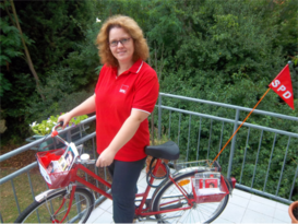 Unser AfB-Bildungsfahrrad; Bild: Sabine Leber-Hoischen