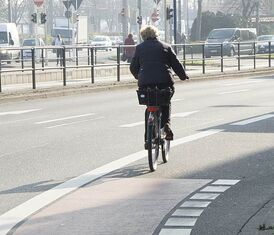 Auch die Radwege werden berücksichtigt.