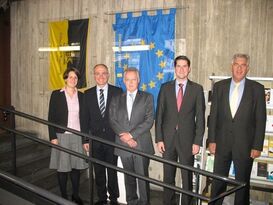 von links nach rechts: Anna-Lena Beilschmidt, Peter Simon, Manfred Stehle, David Linse und Norbert Echle 