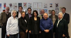 Die Fraktion sprach vor wenigen Wochen mit Integrationsministerin Öney (Mitte) in Stuttgart.