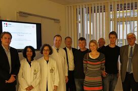 Spannender Besuch am Uniklinikum, für den sich der Geschäftsführer Alfred Dänzer und die Mitarbeitenden viel Zeit nahmen