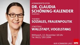 Stadträtin Dr. Claudia Schöning-Kalender