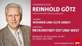 Stellvertretender Fraktionsvorsitzender Reinhold Götz
