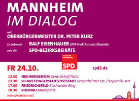 Sprechen Sie am 24. Oktober mit der SPD vor Ort
