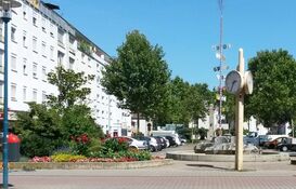 Marktplatz Rheinau. Foto: Ulrike Kahlert