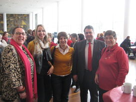 Vertreterinnen der Mannheimer AsF mit Sigmar Gabriel