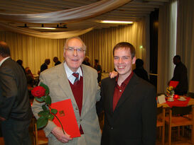 Erwin Kaiser mit OV-Vorsitzenden Andreas Vetter